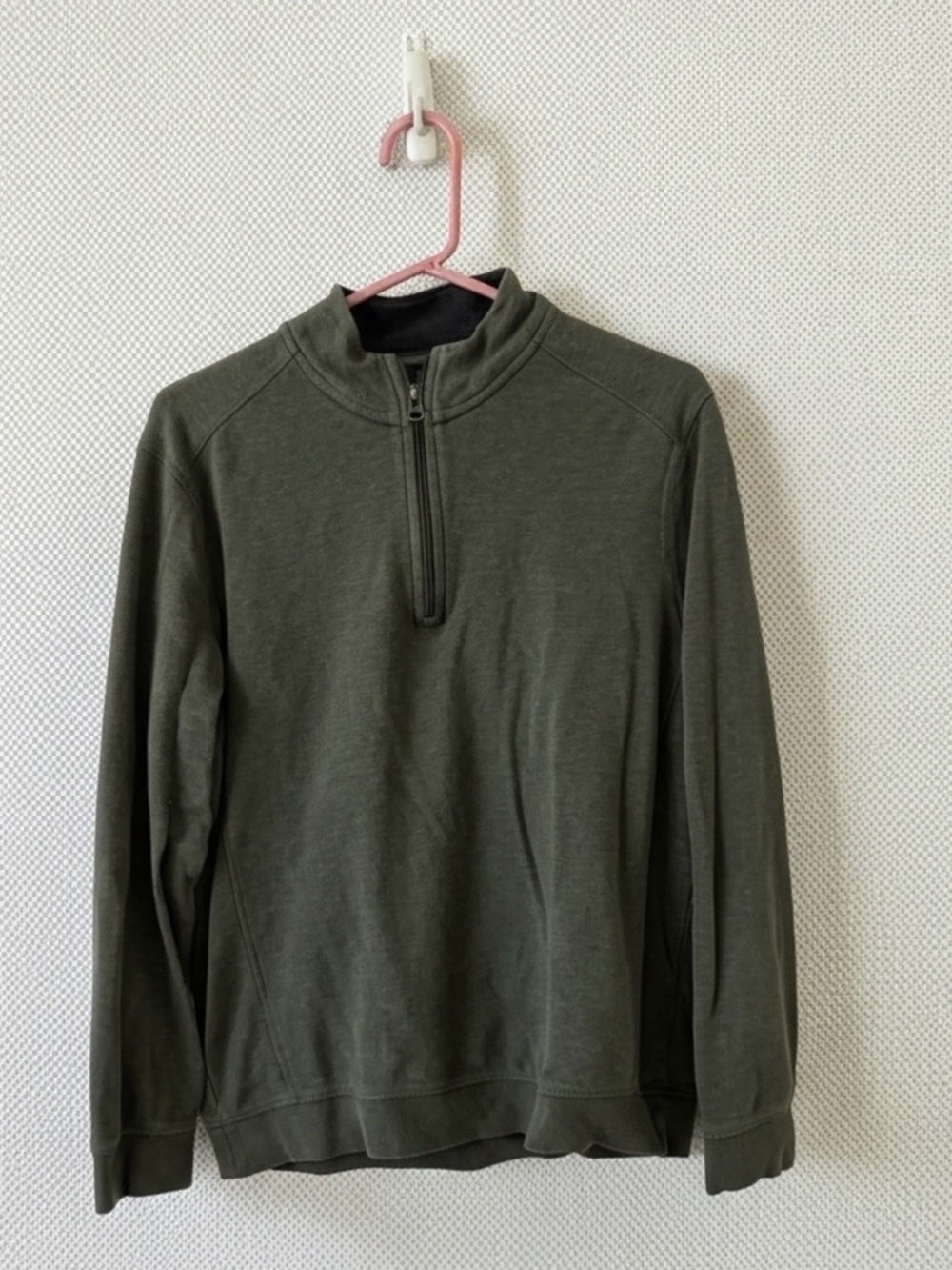 English Laundry Olive Green Quarter-Zip Pullover